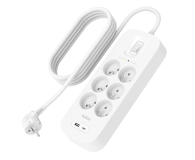 BELKIN SurgePlus 6xFR 1xUSB-A 1xUSB-C 650J 2M SRB002ca2M - 1170791 - zdjęcie 3